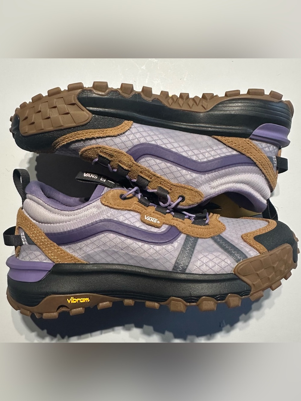 Men's 5.5, Women's 7 - Vans Crosspath XC Purple Brown Hiking Shoes - 500601